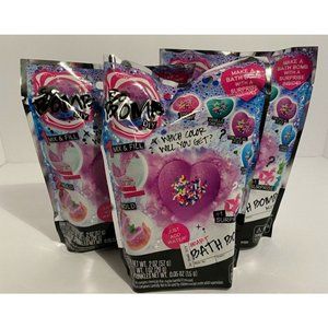 DIY Heart Bath Bomb Kit, Bath Bomb with secret inside, 3 kits